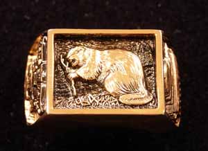 brass rat 1984 ring