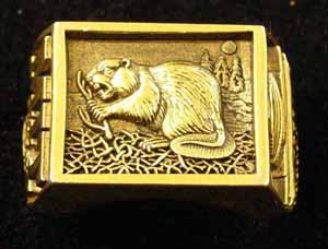 brass rat 1986 ring