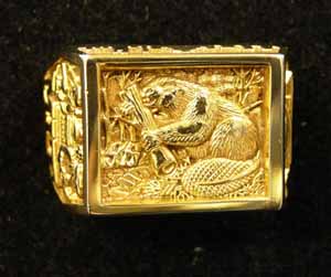 brass rat 1996 ring