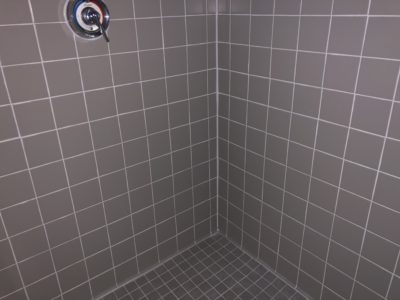 Picture of an empty shower