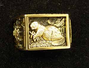 brass rat 1992 ring