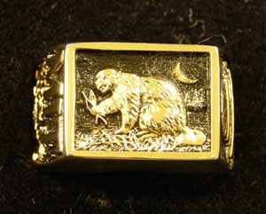 brass rat 1988 ring