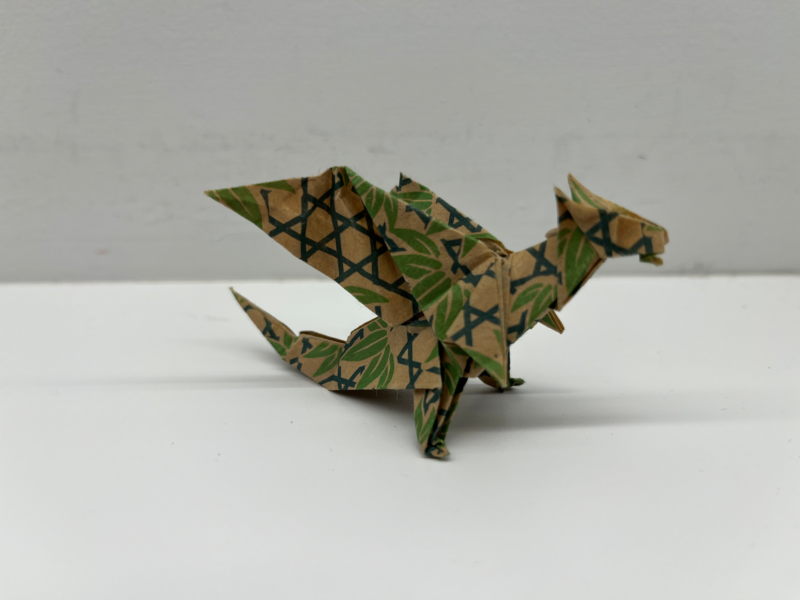 Origami dragon