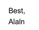 best, alaln